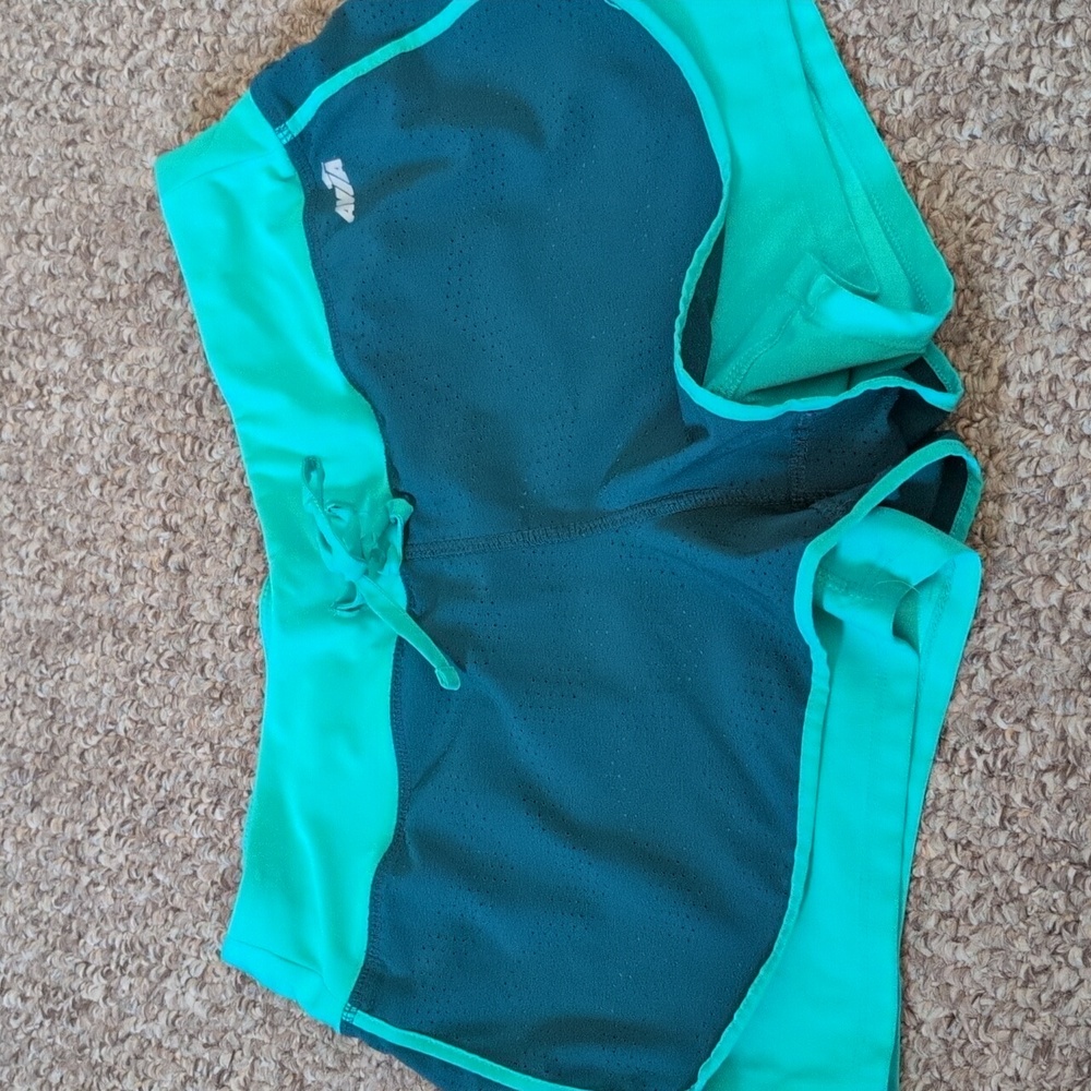 Avia Turquoise and Dark Green Shorts
